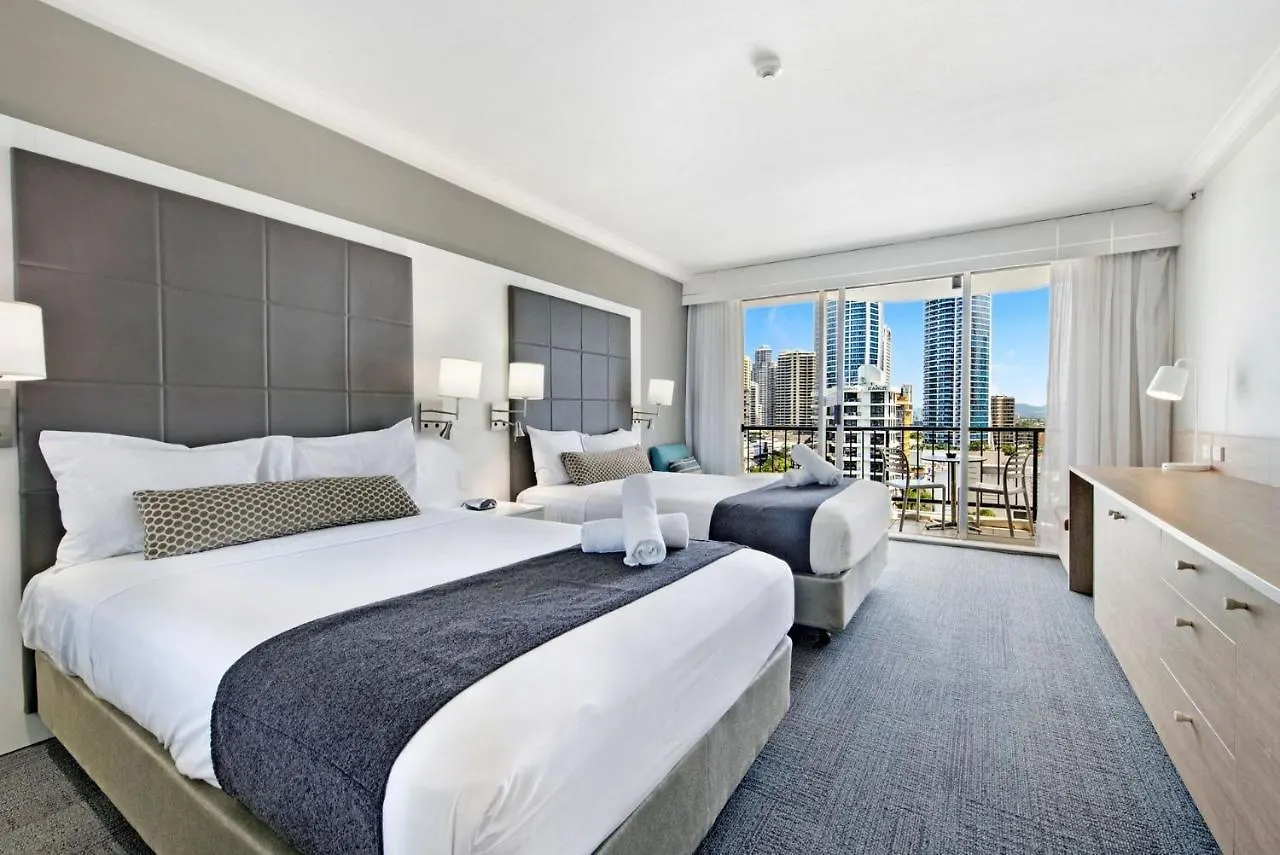 Deluxe Twin Studio In Surfers Paradise - Coasthm Gold Coast