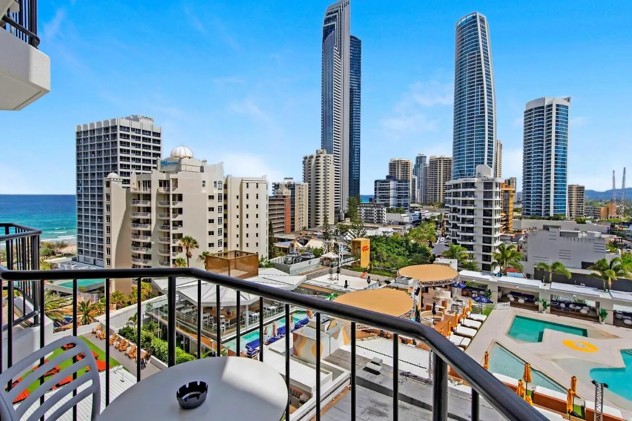 Hotel Deluxe Twin Studio In Surfers Paradise - Coasthm Gold Coast Australia